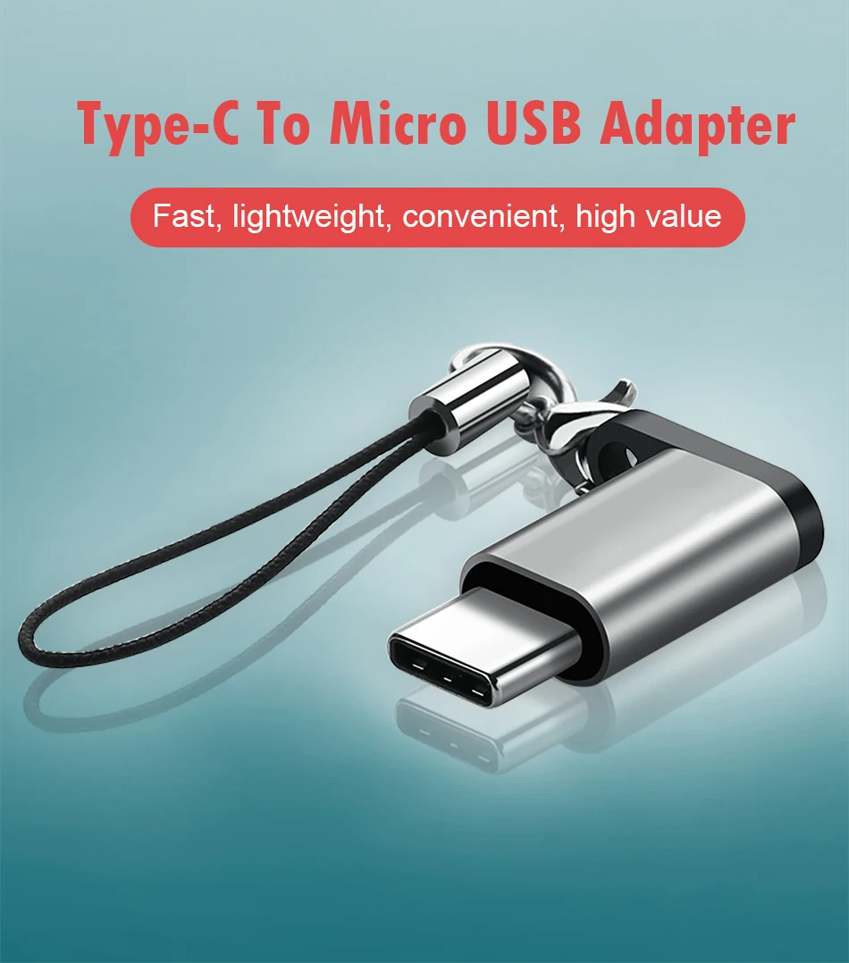 !ACCEZZ Micro USB To Type-C Converter For One Plus 5 Xiaomi Mi6 5 4S 4C For LG G5 G6 OTG Adapter Fast Charger Data USB Connector (1)