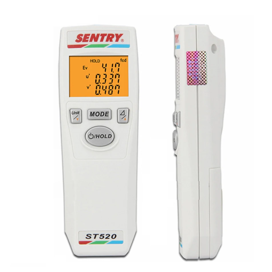 

ST-520 Chroma Light Meter SENTRY Temperature Brightness LED Lamps Tester Color Digital Lux Luminance Coordinate