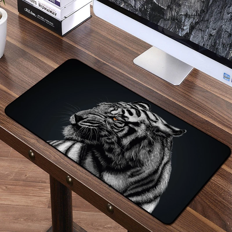 

FFFAS 70x40cm Animal series mouse pad Big Tiger Patterns HD printing Playing games and watching movies HD printing