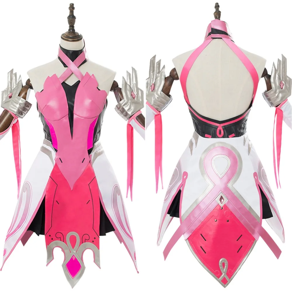 4-1OW Mercy Angela Ziegler Cosplay Costume Ziegler Mercy Angela Girls Carnival Cosplay Costume (10)
