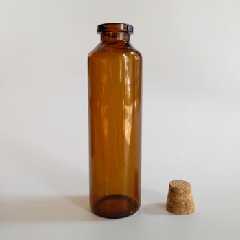 

50ml brown glass vials with cork glass bottle 30*100mm wishing drifting DIY Home crafts amber Essential oil bottle 20pcs/lot