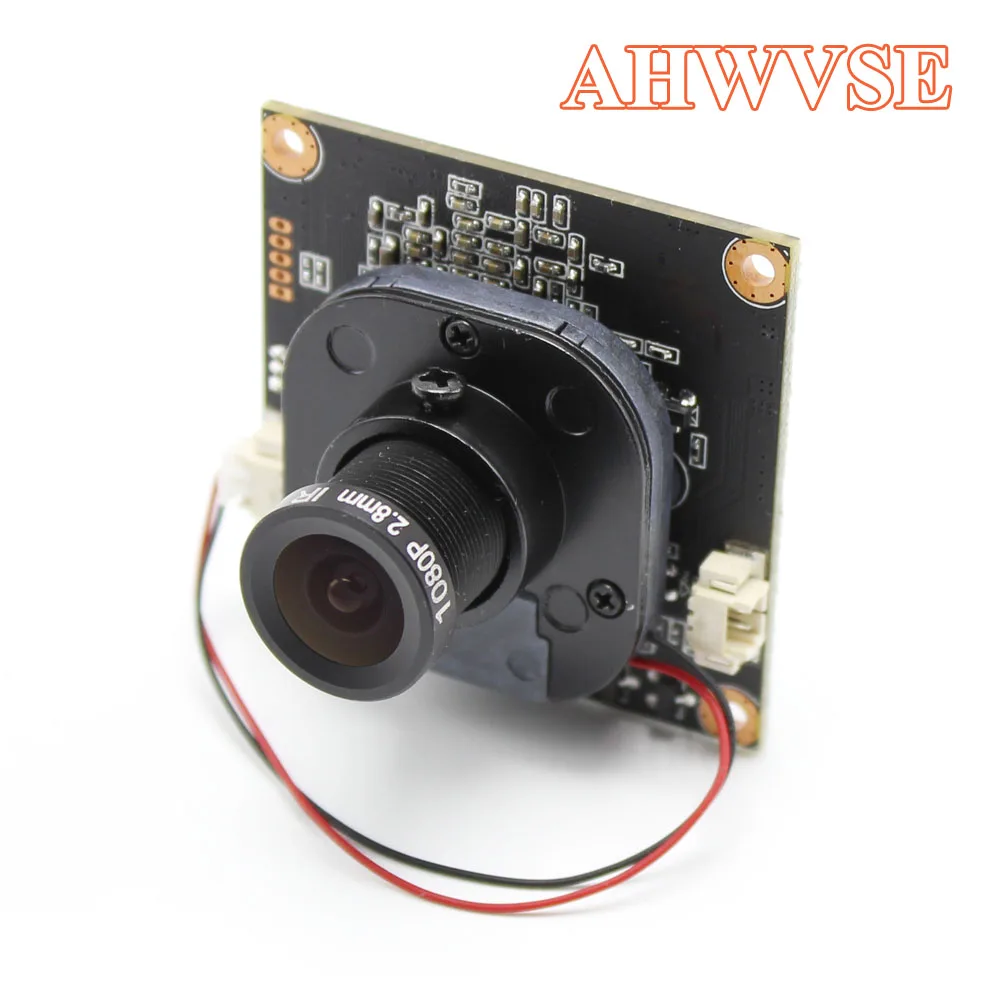  AHWVE H.265 1080P 2MP IP Camera module Board with IRCUT RJ45 Cable indoor NVSIP APP CMS ONVIF H264  - 32858414543