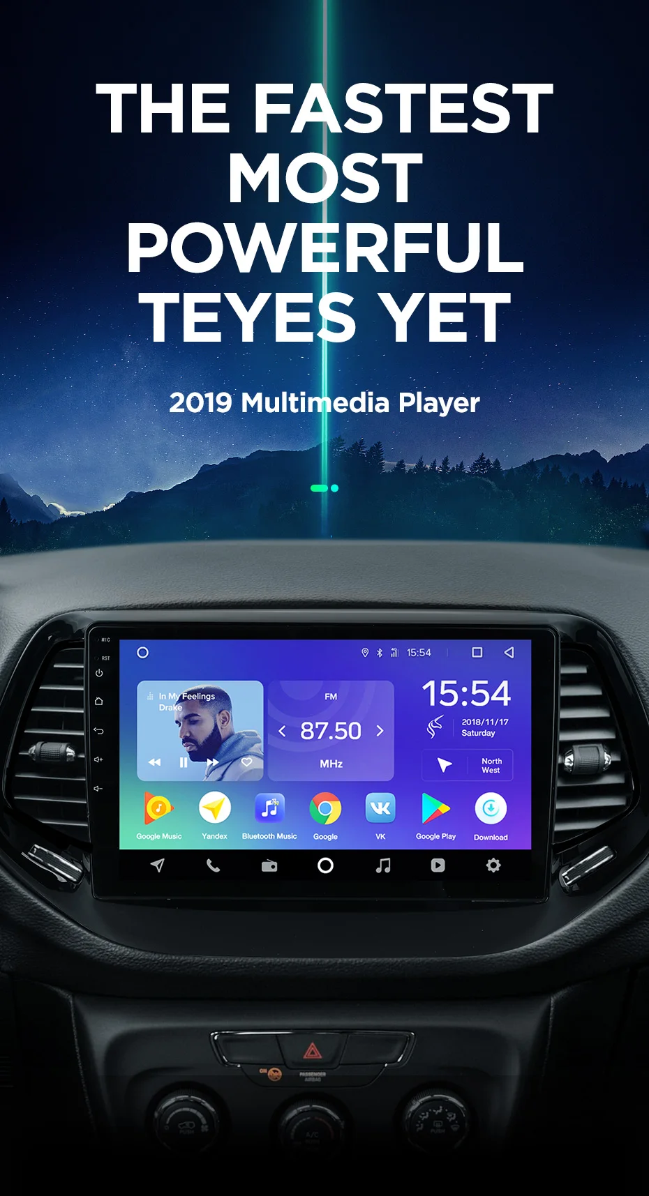 Cheap TEYES SPRO For Jeep Compass 2 MP 2016 2017 2018 Car Radio Multimedia Video Player Navigation GPS Android 8.1 No 2din 2 din dvd 5