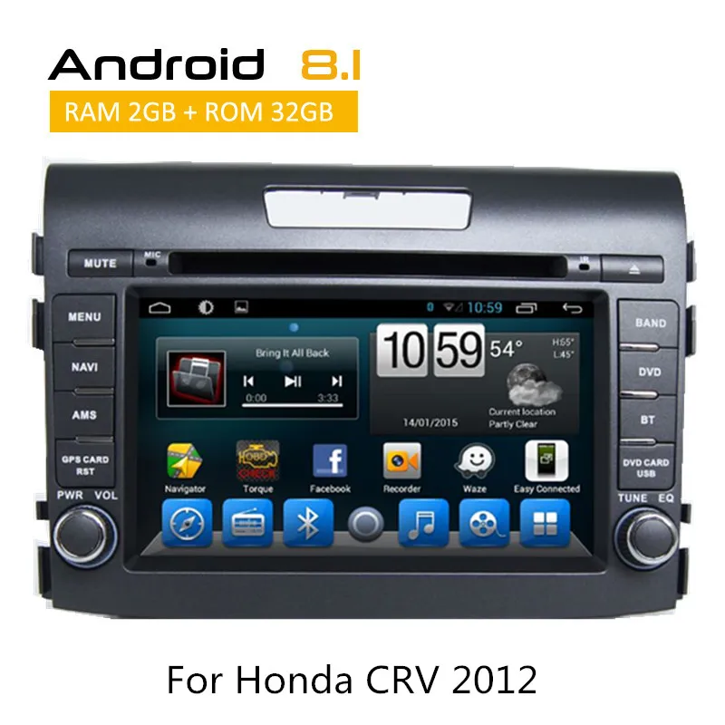 

2 Din Android 6.0 8.1 CD dvd player Head Unit for Honda CR-V/CRV 2012 Car Radio GPS iPod AUX Bluetooth SWC Video Display YouTube