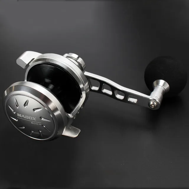 Special Offers Madox Slow Jigging reel PE3 # - 400M Max Drag 23kg 10BB High Speed G-Ratio 5.3:1 460g Offshore Boat Fishing Reel Trolling Reel Special Offers Madox Slow Jigging reel PE3 # - 400M Max Drag 23kg 10BB High Speed G-Ratio 5.3:1 460g Offshore Boat Fishing Reel Trolling Reel