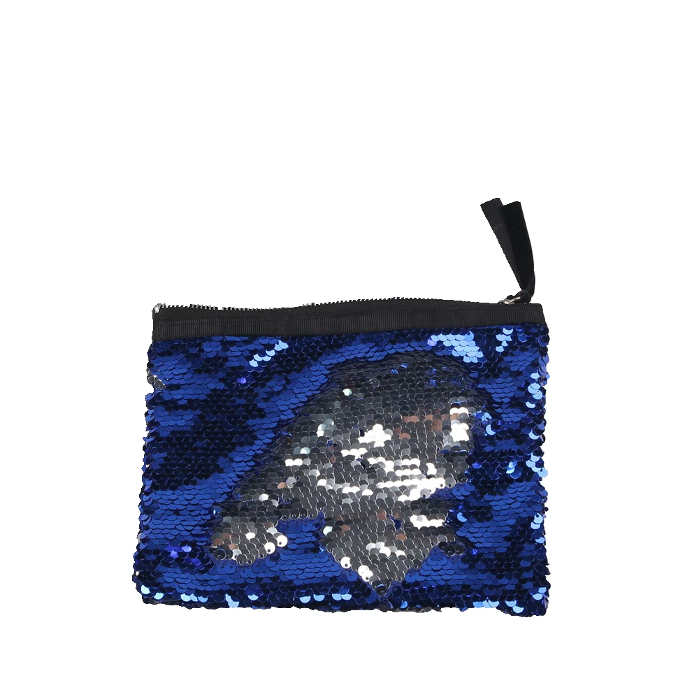 

Mermaid Sequin Clutch Bag 19*15cm Women Reversible Sequins Glitter Handbag Evening Clutch Bag Purse Cosmetic bag