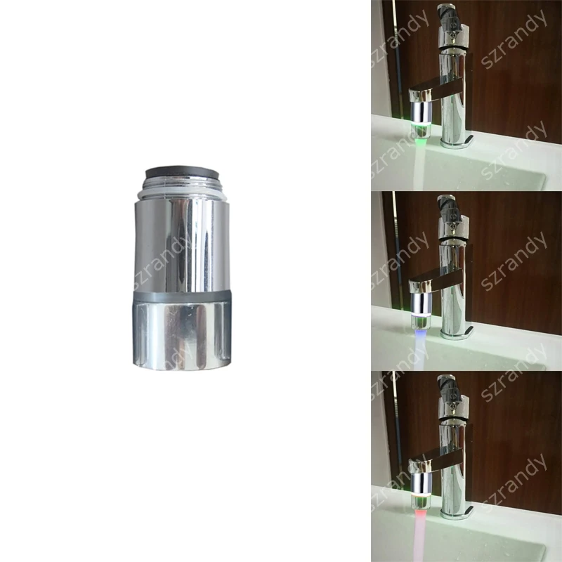 

LED Faucet Extender Sensor Light Temperature Sensor Showers Stream Tap Aerator