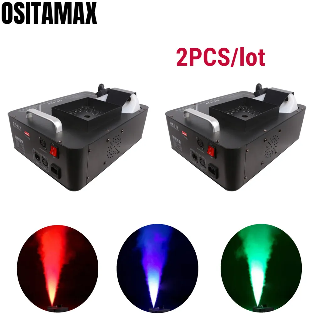 

2pcs/lot LED 1500w Smoke Machine 24x3w RGB 3IN1 Remote Fogger Timing Control Stage Show DJ Equipment