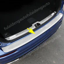 Для Volvo XC60- внешний задний бампер из нержавеющей стали защитная оградительная Защита Крышка Аксессуары для стайлинга автомобилей
