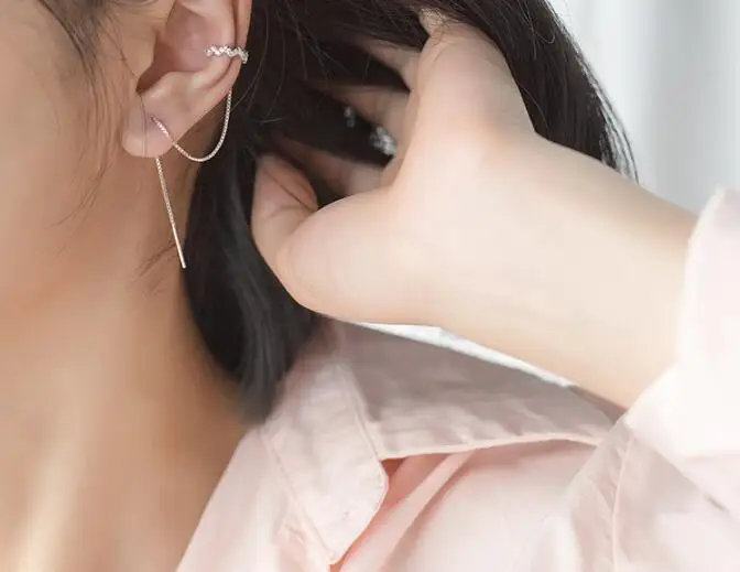 Новые серьги Waterwave & Pull Threader длинные 100% настоящие. Изящные украшения из