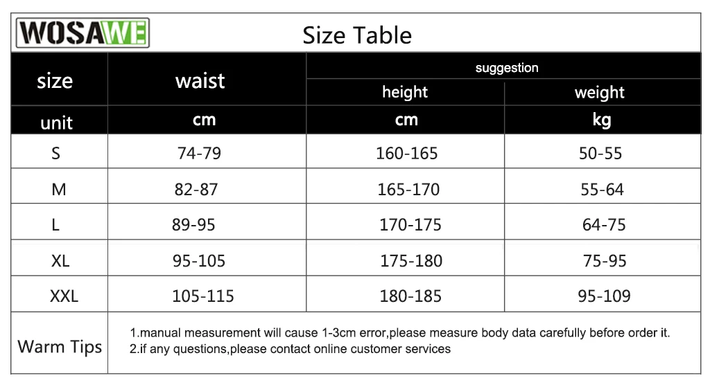 WOSAWE Summer Men's Cycling Shorts Outdoor Sports Clothing Breathable Loose Fit Bicycle Downhill Bike Riding MTB Underpants