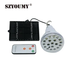 SZYOUMY супер яркий Pirate Captain Тип 1 Вт Солнечный многофункциональный светодио дный лампы с 20 светодио дный удаленного Управление DC6V затемнения светодио дный лампа