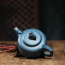 240 мл Исин подлинный руды здоровья фиолетовая глина кунг-фу чайный горшок, скульптура чехол с обезьянками Tieguanyin Zisha чайник Подарки Для Семьи