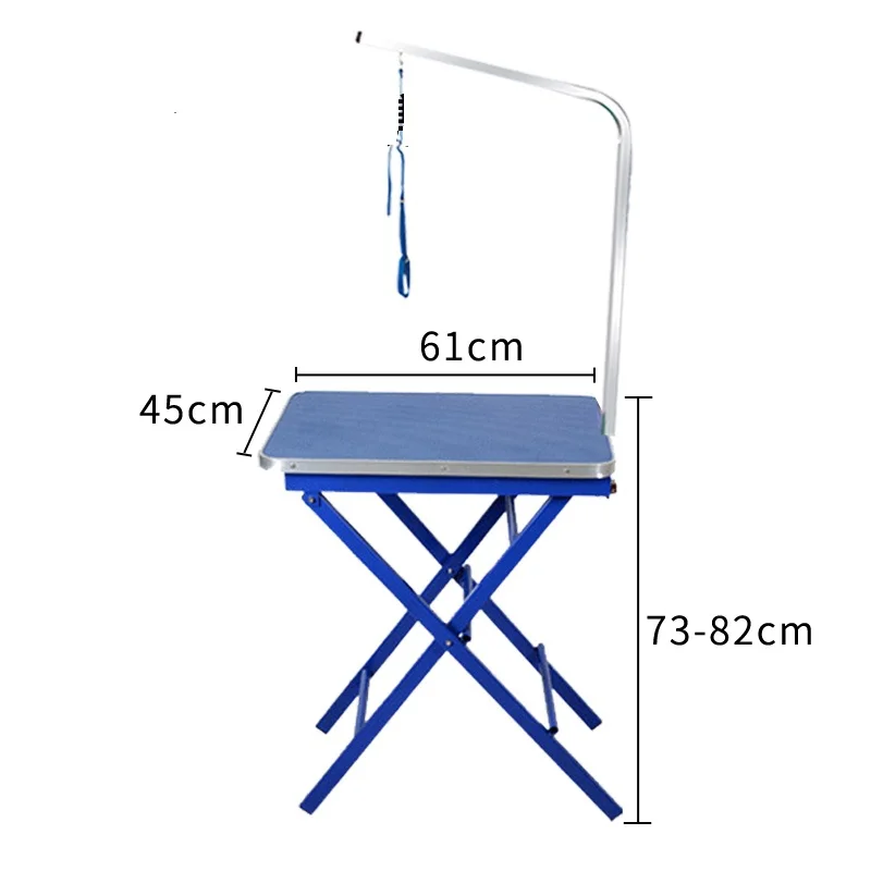  Cheap Foldable Stainless Steel Pet Grooming Table for Small Pet Portable Operating Table Rubber Sur