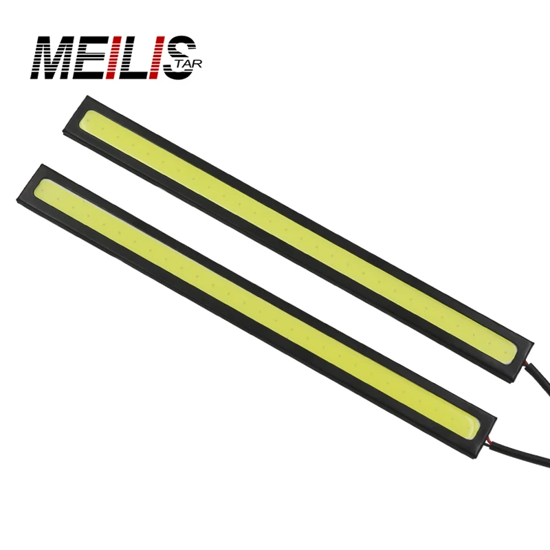

2pcs Waterproof 17cm COB DRL LED Car Parking LED DRL Daytime Running Light Auto Lamp For Universal Car light source Car styling