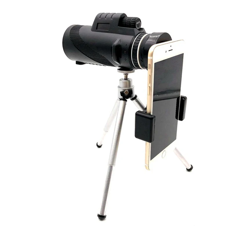 Новые Мощность 40X60 Монокуляр телескоп Bak4 Prism для взрослых Fogproof Водонепроницаемый отлично подходит для наблюдения за птицами путешествия