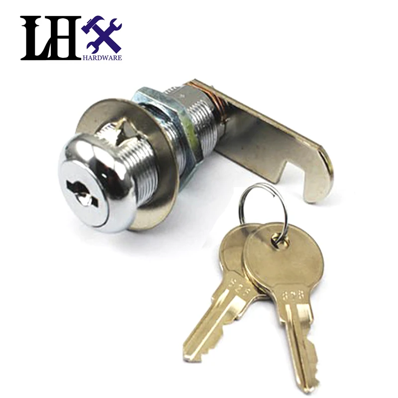 AJA21 Hardware Cam Lock For Drawer Door Locks 2 Keys Zinc Alloy