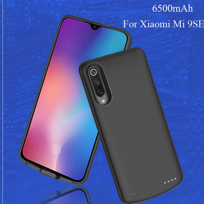 Высокое качество банк питания чехол для Xiao mi 9SE 6500 mah пакет резервного заряда