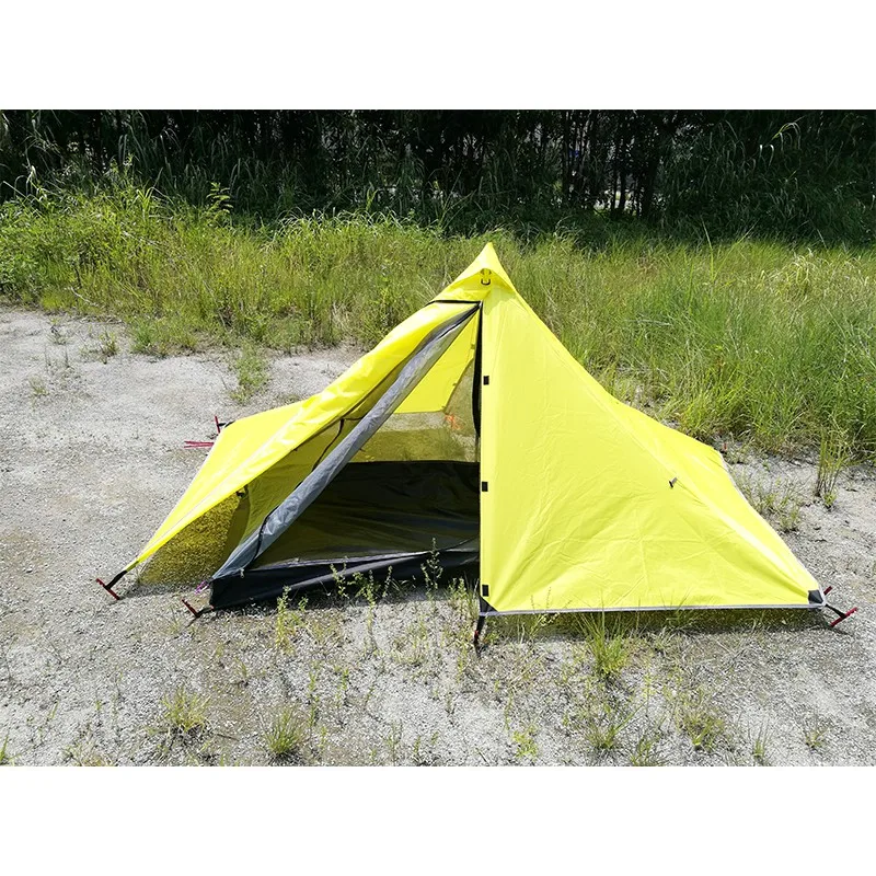 1.45kg Ultralight Waterproof Two-Layer No-pole UL Pyramid Tent 1.45kg Ultralight Waterproof Two-Layer No-pole UL Pyramid Tent