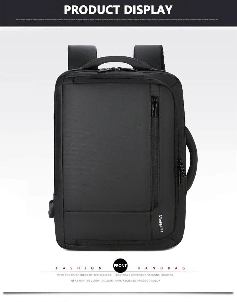 Мужской рюкзак для ноутбука с защитой от кражи, 14, 15,6 дюймов, usb зарядка, водонепроницаемый мужской бизнес рюкзак для путешествий, школьный рюкзак для мальчиков
