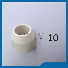 Panasonic P80 плазменной Резка резак Torch расходных материалов, глинозема сопло кожухи из серебра с позолотой Керамика, 10pk