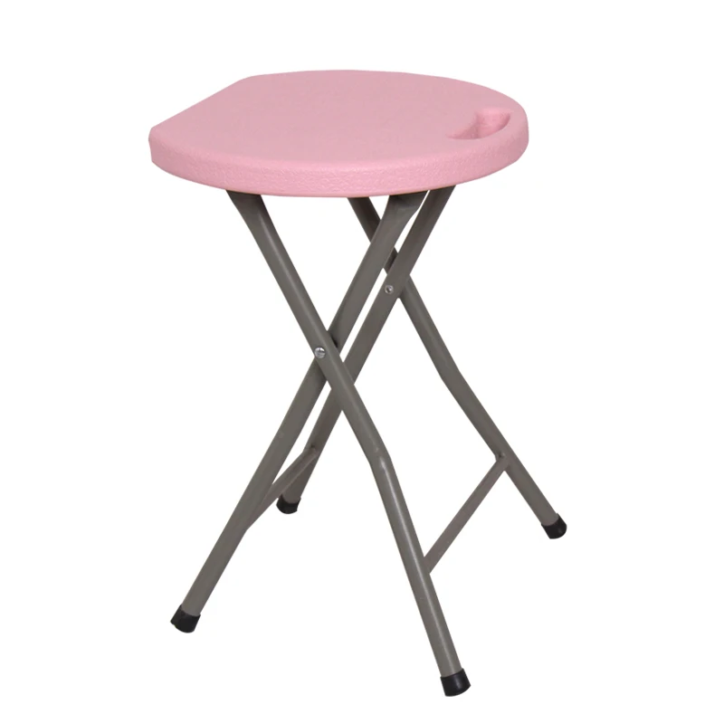 

Folding stool thickening bench simple folding chair outdoor adult high portable plastic home small stool