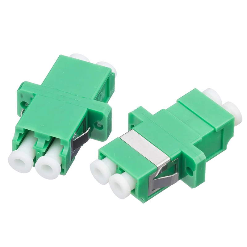 

100pcs Fiber Optic Adapter LC APC Singlemode Duplex SM Adaptor Coupler LC/APC