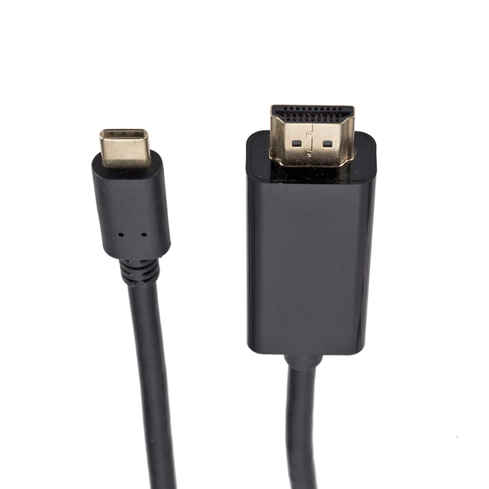 1 8 м USB C к HDMI 4K кабель адаптер Тип Thunderbolt 3 для Huawei Mate 10 MacBook Pro 2018 Galaxy S8 + C|Кабели HDMI| |
