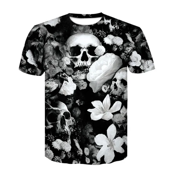 Брендовая футболка для покера, мужская и женская одежда для игры в карты, азартные футболки, забавная 3D футболка, Мужская Уличная одежда в стиле хип-хоп, топ, футболка Homme - Цвет: D-164
