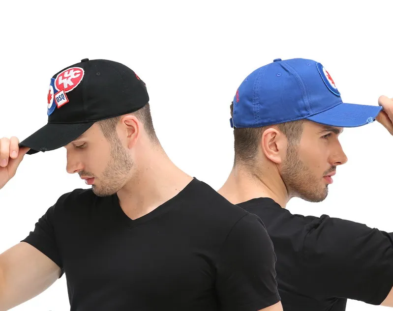 DSQICOND2 хлопковые брендовые бейсболки кепки шапки Homme Snapback Кепка с буквенным принтом DSQ Dad Шапка для мужчин и женщин Bone Gorras Trucker Кепка