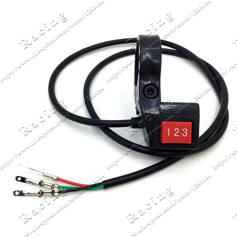 

22mm Electric 3 Speed Module Switch For Shift E-bike Scooter Bike Motorcycle Kit Gear switch