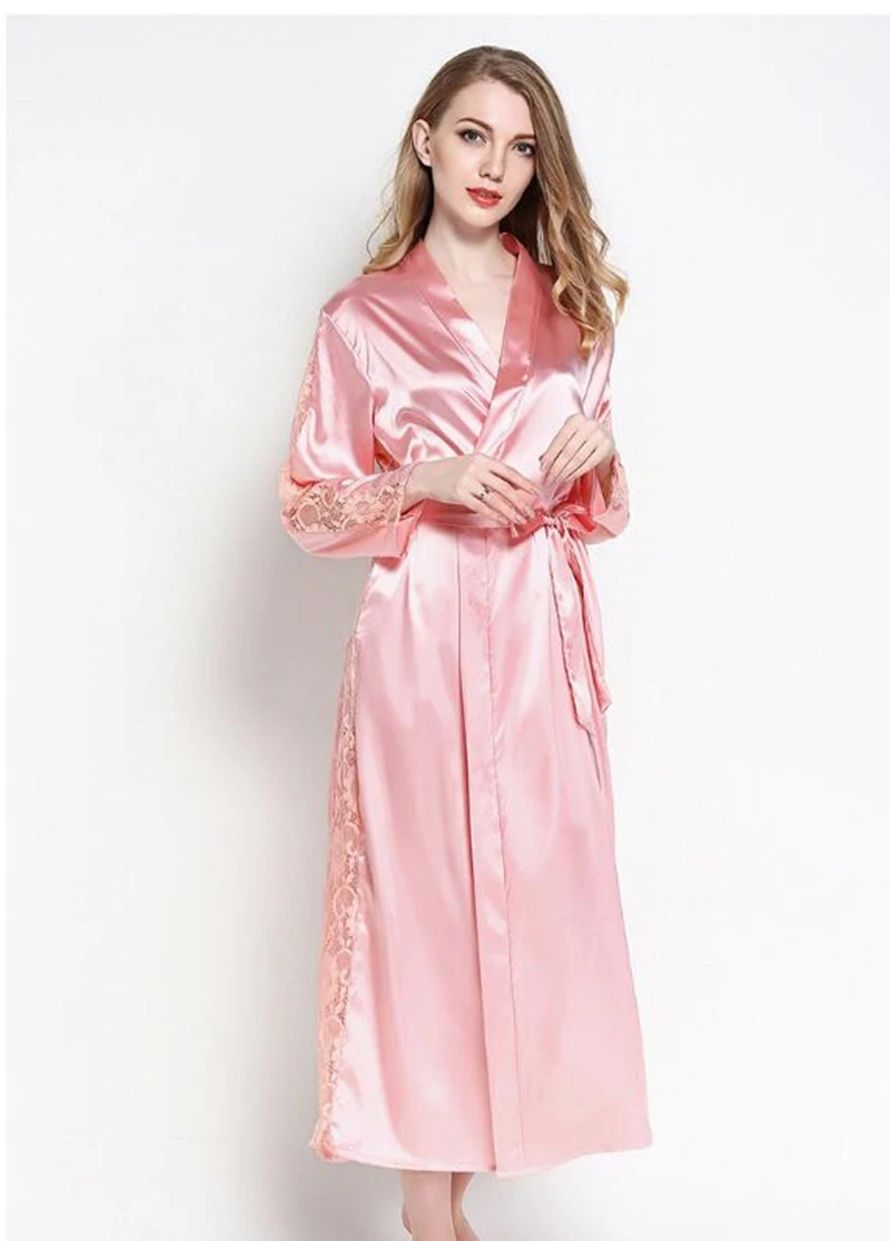 long bridesmaid robe