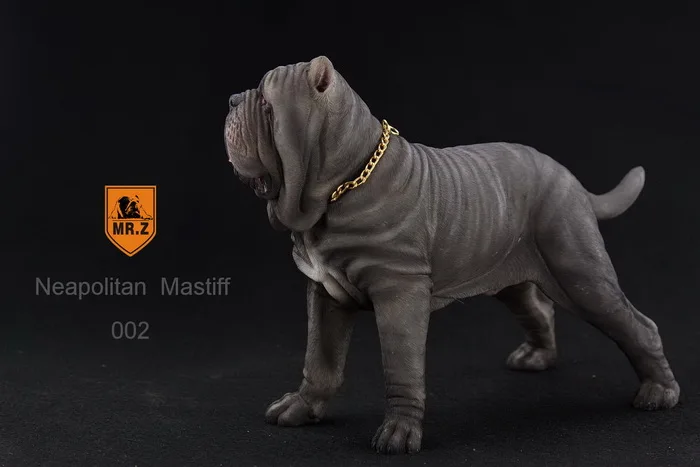 Mr. Z 1/6 масштаб Neapolitan собака мастифф статуя животного модель игрушки 4 цвета для 12 дюймов фигурка сцены аксессуар
