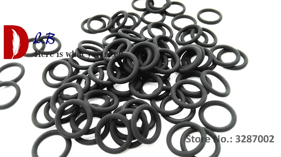 O-Ring Seals Buna-N; 10mm X 15mm X 2.5mm Width; Sealing Gasket Pack of 10