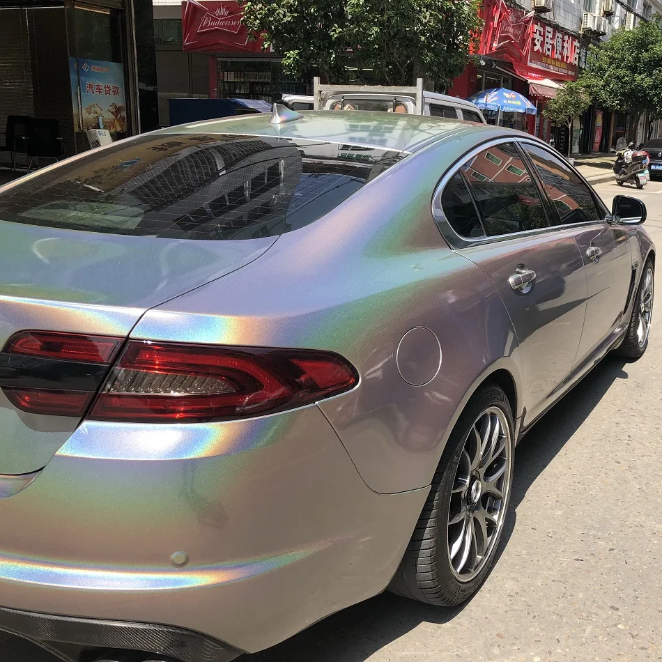 Радужная Лазерная глянцевая Защитная пленка для кузова автомобиля ПВХ наклейка