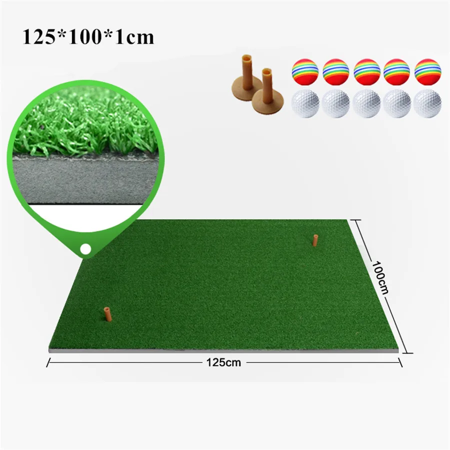 100x125 см Коврик для гольфа на заднем дворике разные размеры для дома, для занятий спортом, для гольфа, для вождения, коврики для гольфа