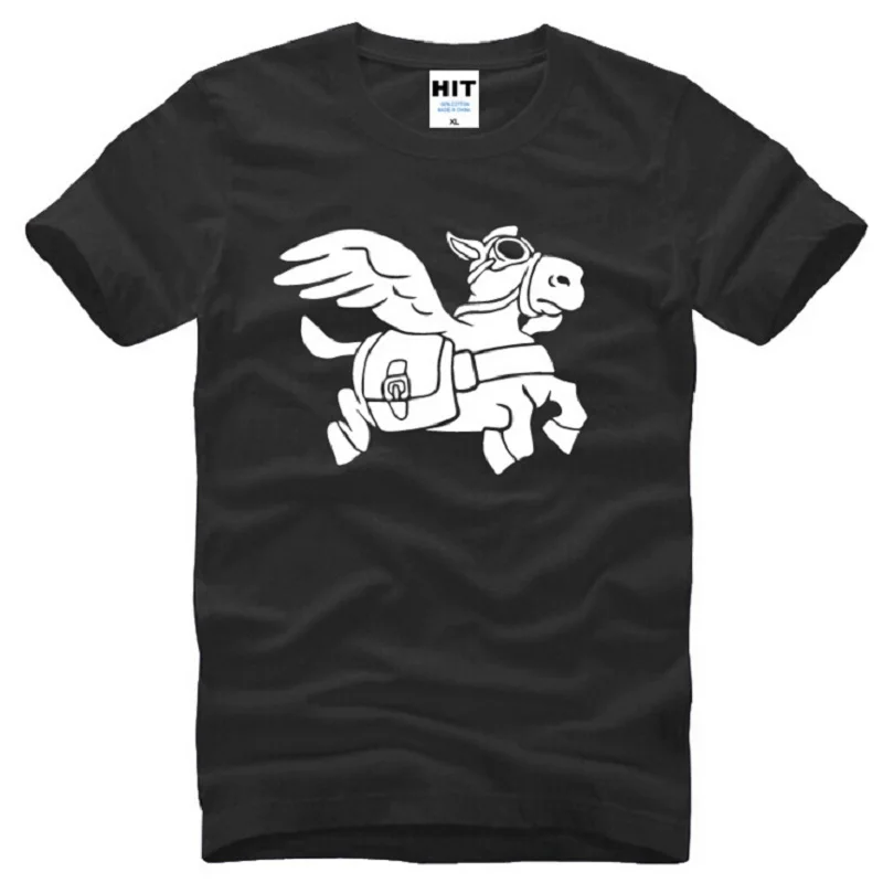  New Dota 2 Game T Shirts Men Cotton Loose Short Sleeve Flying God Donkey Printed Mens T-Shirt Fashi
