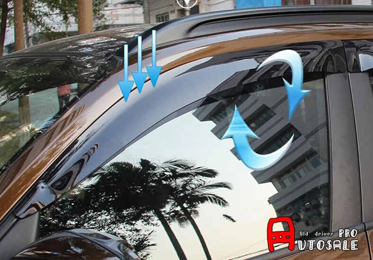 FOR-BMW-X3-F25-2011-2015-Exterior-Window-Visor-Vent-Shade-Rain-Sun-Wind-Guard-Cover