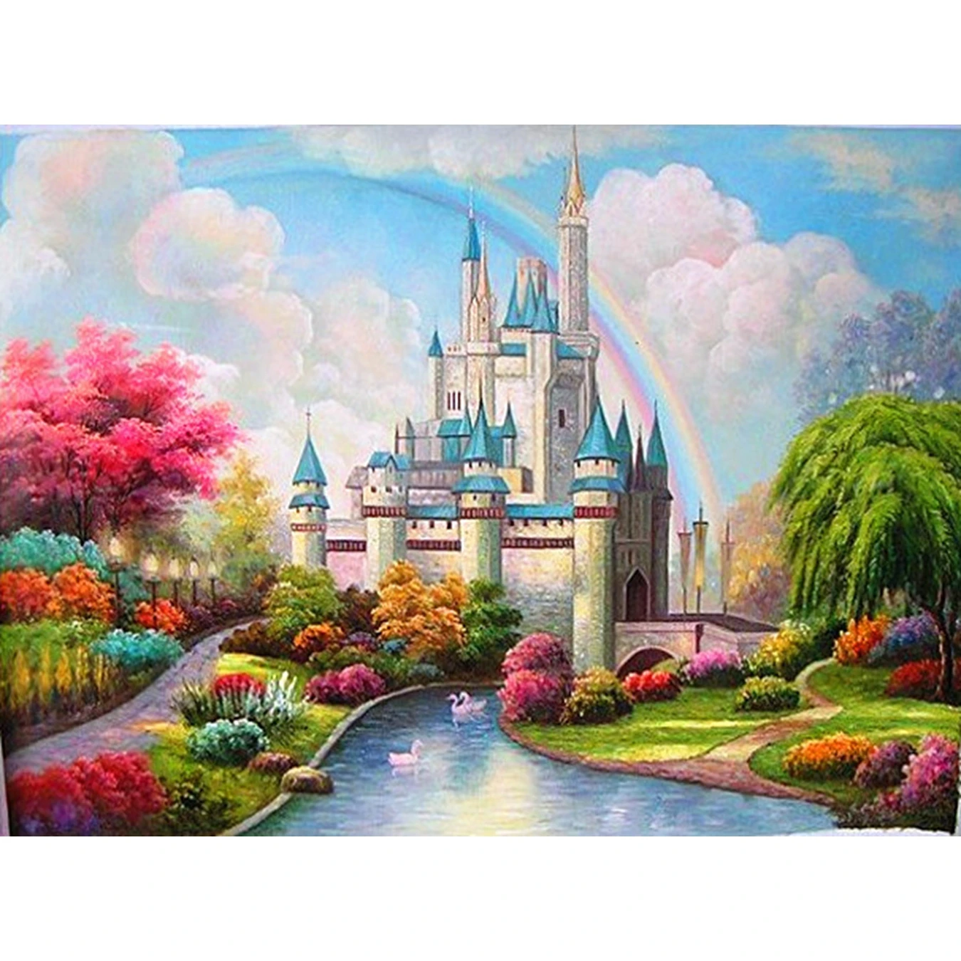 YTG Decor Crafts 5D DIY Dream Castle Full Diamond Painting