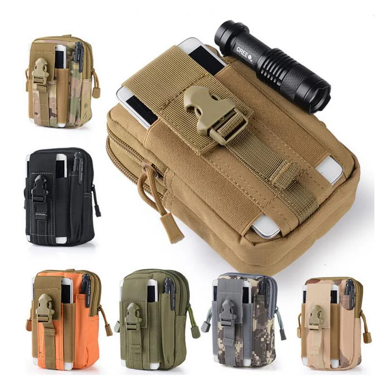 Universal Outdoor Tactical Holster Military Molle Belt Bag Wallet Pouch