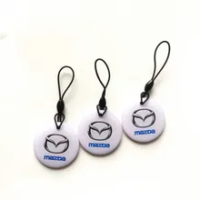 1 шт. 125 кГц EM4305 RFID бирка llaveros llavero Porta Chave брелок-карточка стикер брелок маркер кольцо