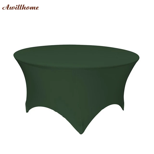 Free Shipping 30pcs 5 ft. Round Stretch Table cover spandex table
