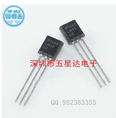 

Free Shipping 50PCS LM35DZ TO-92 LM35 Precision Centigrade Temperature Sensors