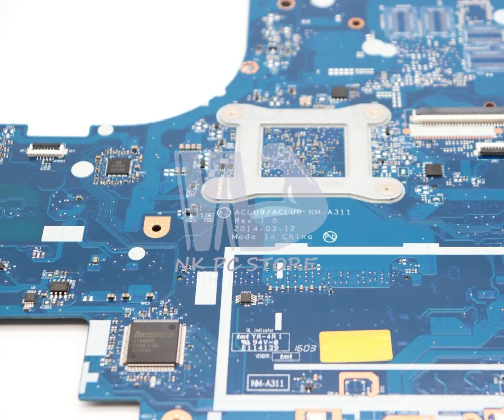 NOKOTION جديد ACLU9/ACLU0 NM-A311 الرئيسي مجلس لينوفو G50 G50-30 اللوحة المحمول DDR3 مع N3530 وحدة المعالجة المركزية على متن