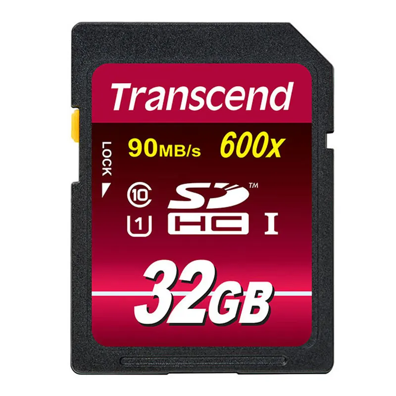 

Transcend MLC SD Card Up To 90MB/S 600X 32GB SDHC UHS-I Brand Camera SD Flash Memory Card For Digital SLR Camera Camcorder