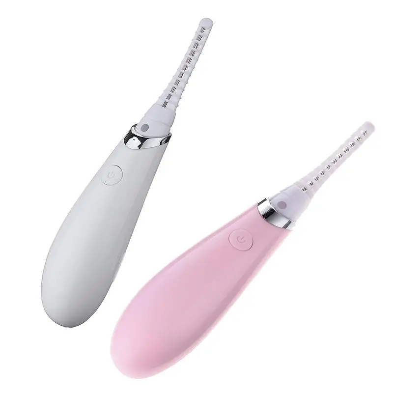 

New Mini USB Rechargeable Electric Heated Eyelash Long-Lasting Electric Ironing Eyelash Curler Device Curling Eyelashes