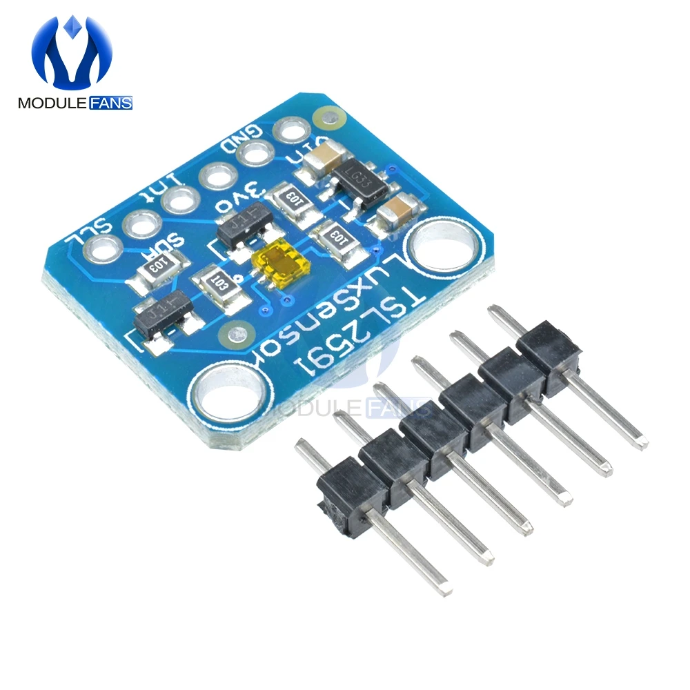 TSL2591 IIC I2C датчик света Breakout модуль высокой динамический диапазон цифровой платы