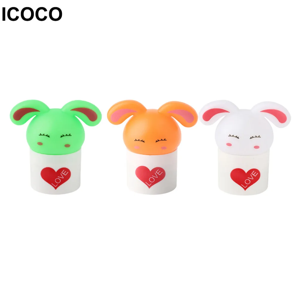 ICOCO 2017 Новый Пластиковый ночник для детской спальни с мультяшным животным