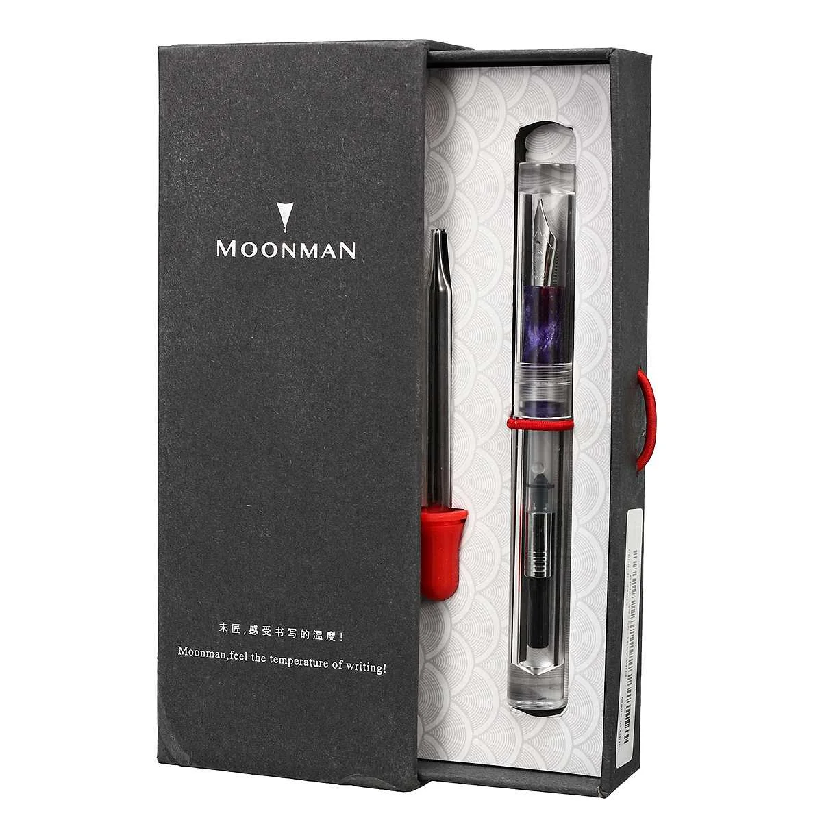 

NEW Fountain Pens C1 Dropper Fountain Pen Fully Transparent Large-Capacity Ink Storing Iridium Fine 0.6mm Fashion Gift Pen