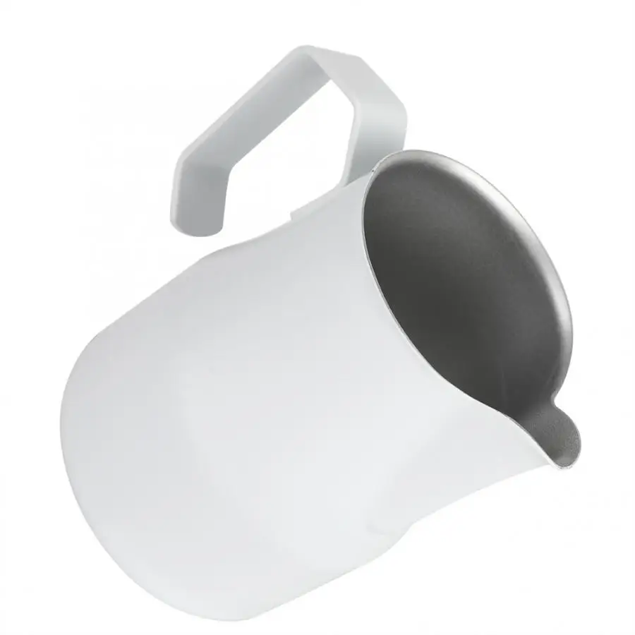 Milk Jug Coffee Making 500ml Stainless Steel Frothing Cup Pitcher Latte Art For Shop | Дом и сад